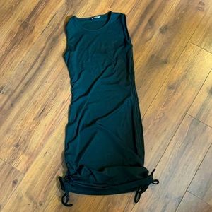 Shein black midi dress